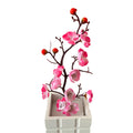Silk Cloth plum Blossom Branch Decoration Mariage Artificial Flowers Decorative