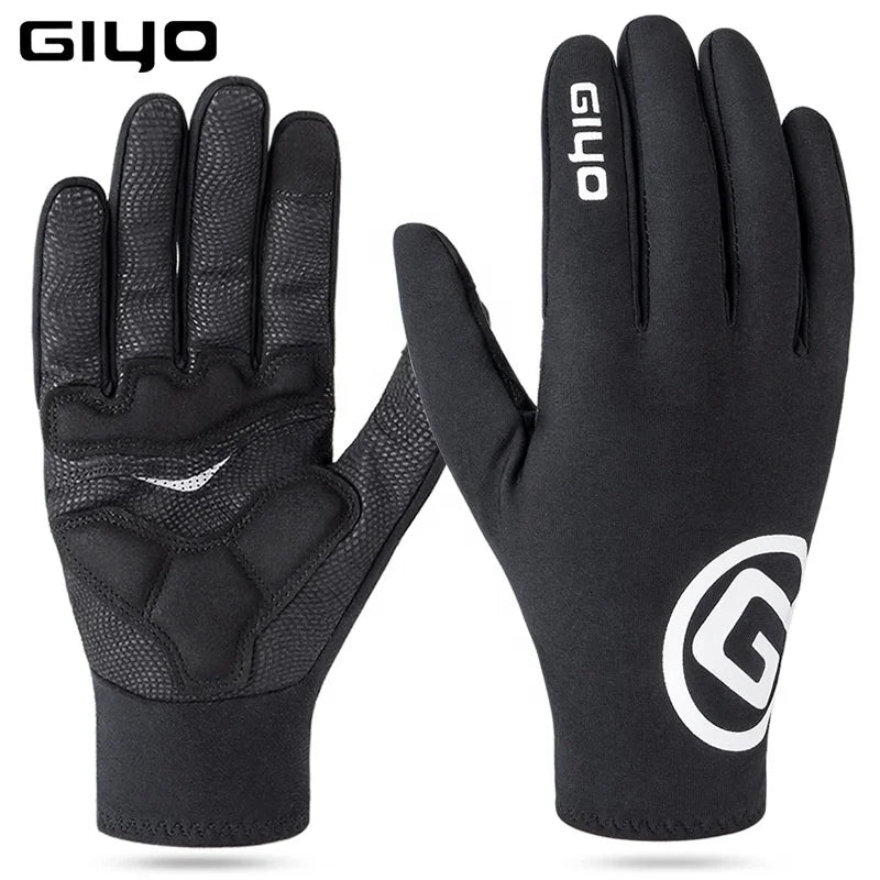 Men Women Winter Gloves Thicken Cycling Gloves Keep Warm Anti-slip Bicycle Running Ski Fishing Glove