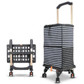 BAOYU 300D Shopping Bag Trolley Foldable Trolley Bag Plastic Supermarket Shopping Cart
