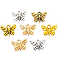 2 Color Antique Bronze butterfly Charm Fit for Bracelets Necklace Pendant DIY Metal Jewelry 15*12mm D249