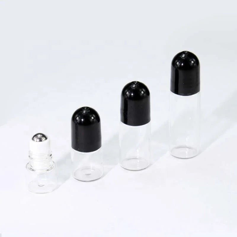 In Stock 1ml 2ml 3ml 5ml 10ml Mini Glass Roll on Bottle for Essential Oil Perfume Essential Oil in Separate Bottles