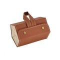 Custom Leather Folding Glasses Holder Cases Foldable 5 Slots Travel Eyeglasses Storage Box Packaging Sunglasses Organizer case