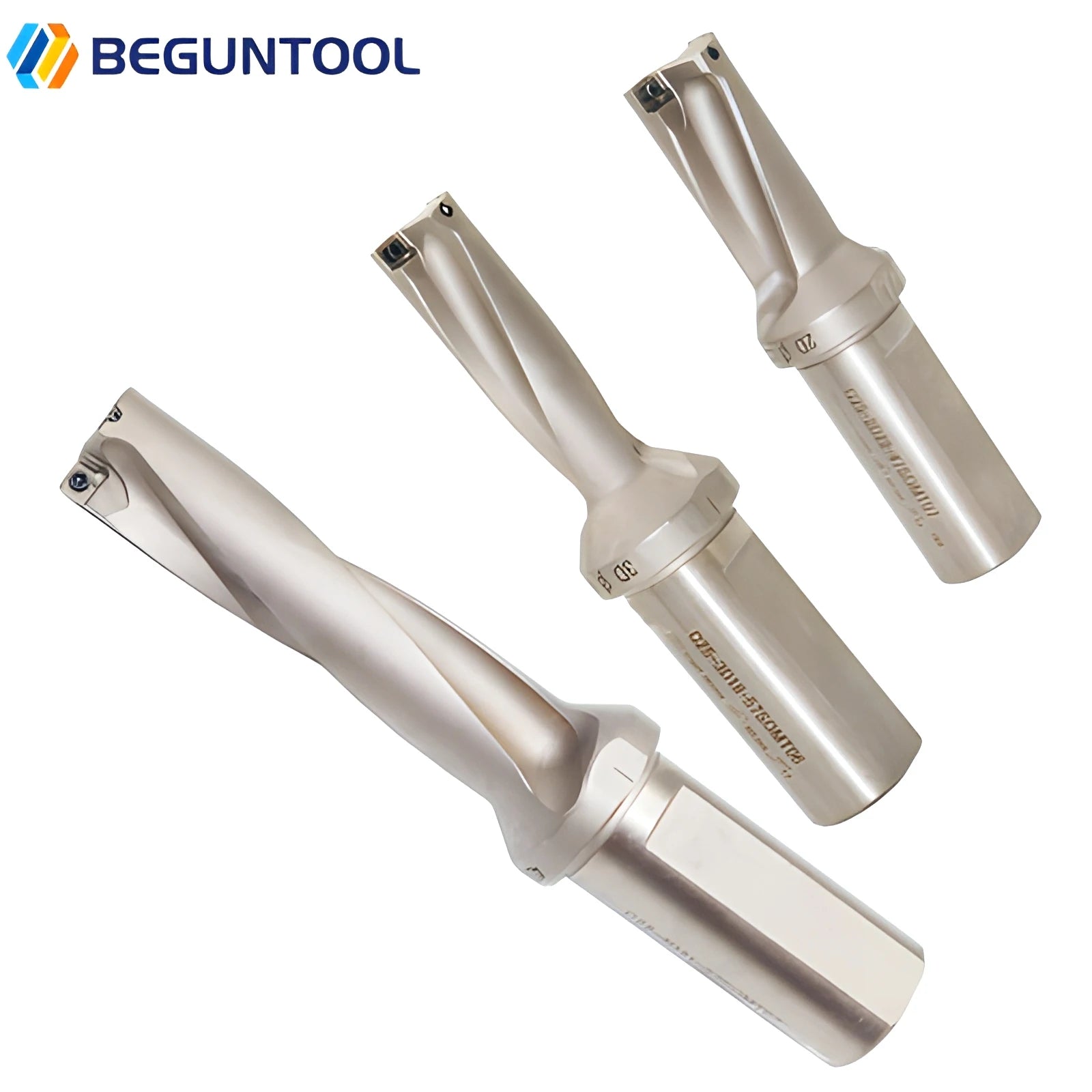 BEGUN High Accuracy SO/WD U-drill CNC Indexable 3D U Drill Cutter Alloy Carbide for Metal Drilling and SOMT Inserts