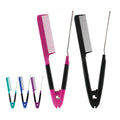V-Shaped Salon Hair Straightening Comb Plastic Home Hair Styling Hair Brush
