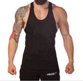 Gym Singlets Mens Tank Tops Cotton Stringer Bodybuilding and Fitness