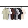 Wholesale Solid Knitted 240 Gsm High Quality 100% Cotton Blank Mens Oversized Tshirt