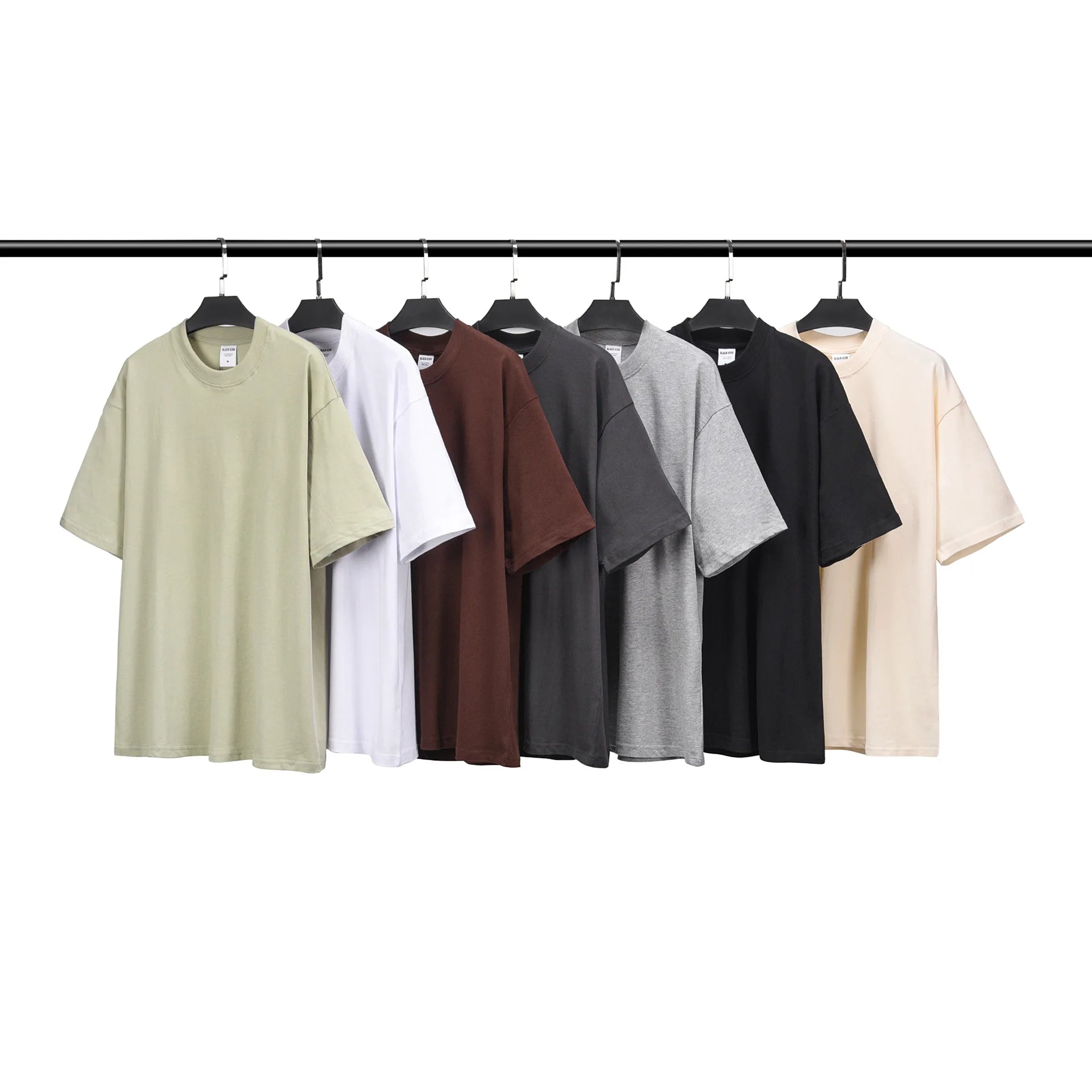 Wholesale Solid Knitted 240 Gsm High Quality 100% Cotton Blank Mens Oversized Tshirt