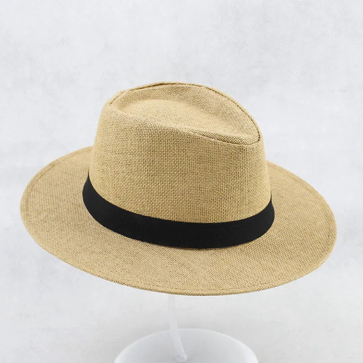 Factory Wholesale Summer Sombrero Mens Fedora Hat Panama Straw Hat