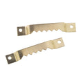 XU TS-K067 400 Pack Heavy Duty Sawtooth Picture Hangers with Screws Golden  Small Sawtooth Hangers for Picture Frames