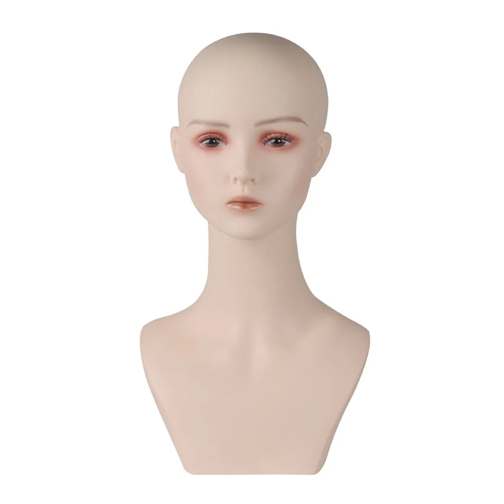 Beautiful Female PVC Japan Mannequin Head