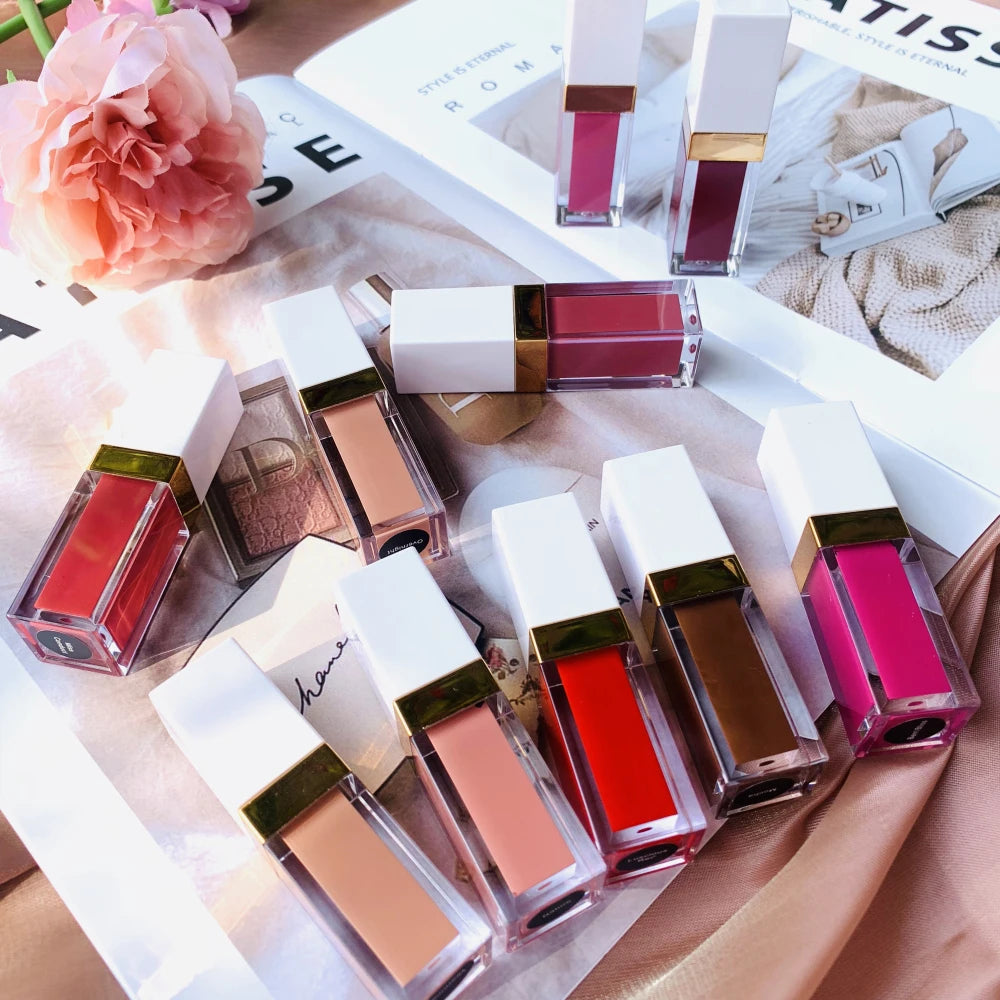 Christmas Gift Lipstick Set Long Lasting Creamy Liquid Lip Stick Waterproof 30 Colors Matte Lipstick Set Lipgloss