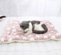 Double Sided Soft Flannel Cashmere Thickened Keep Warm Pet Beds Soft Fleece Pad Pet Blanket Bed Mat for Cushion Home Rug