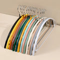 New Multifunctional Creative Semicircular Dipped Plastic Hanger Pvc Coated Swimsuit Metal Hanger