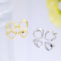 New Heart-shaped Design Earrings Fashionable Women's Earrings 925 Silver Jewelry Fine Jewelry Earrings