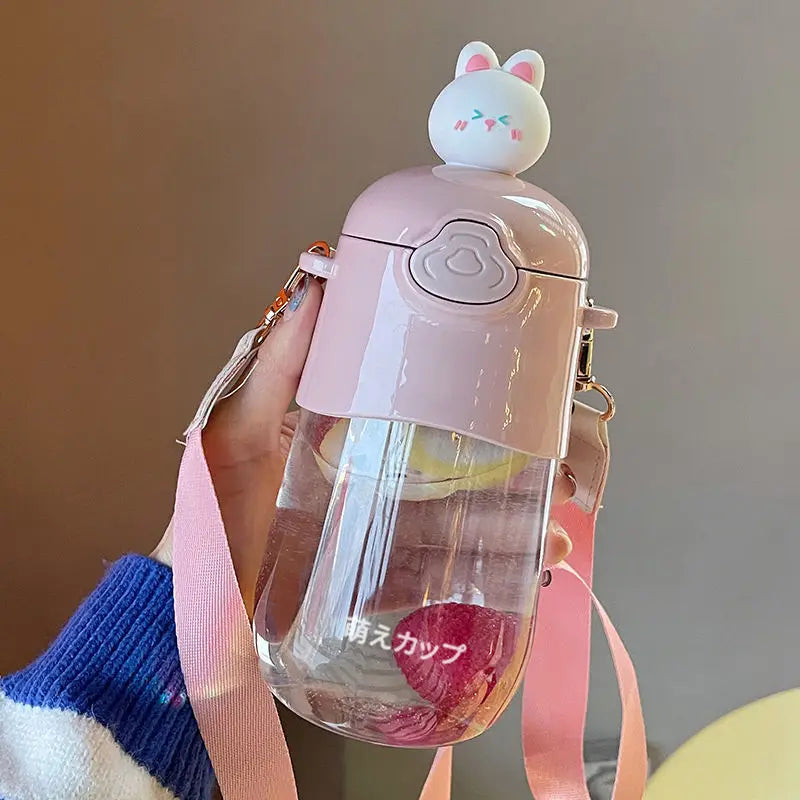 Water Cup Student High Face Value Large Capacity Boy Lovely Girl Heart High Temperature Resistant Children Cup