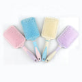 Custom Logo Wheat Straw Cushion Detangling Hiar Brush Scalp Massage Hair Care Paddle Brush and Comb