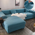 All-inclusive Solid Color Polyester Spandex Elastic Breathable Plain Stretch Sectional Sofa Cover for Home Textile