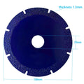 Industrial Nitride Vacuum Brazed Diamond Saw Blade OEM Sharpening Cutting Disc Ceramic Porcelain Tile Changli Brand 100mm