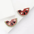 Fashion Alloy Rhinestone Watermelon Fruits Brooch Pin for Jewelry Accessories