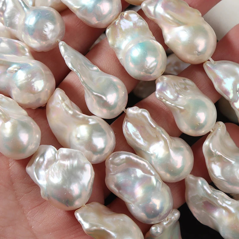 Baroque Necklace Beads Natural Fresh Water Pearls Freshwater Fashion Baroque Pearls Loose Strand