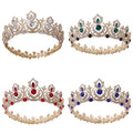 Wholesale New Arrival Diadem Blue Crown Bridal Tiaras Wedding Accesorios De Novia