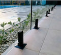 Heavy Duty 304 Stainless Steel Square Frameless Glass Spigots Pool Fence Clamp Balcony Stair Villa Garden Deck Handrail Hotel
