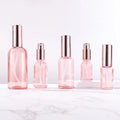 Wholesale 15ml 20ml 30ml 50ml 100ml Rose Gold Cap Fine Mist Sprayer Empty Pink Glass Essential Oil  Perfume Spray Bottle
