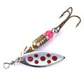 6.5CM 4.7G Best Sale Pesca Metal Fishing Spoon Spinner Fishing Lures Long Casting Fishing Tackles