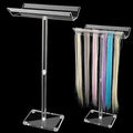 Acrylic Hair Extension Display Stand Transparent Wig Display Stand Hanger Double Side Hairpieces Organizer Rack