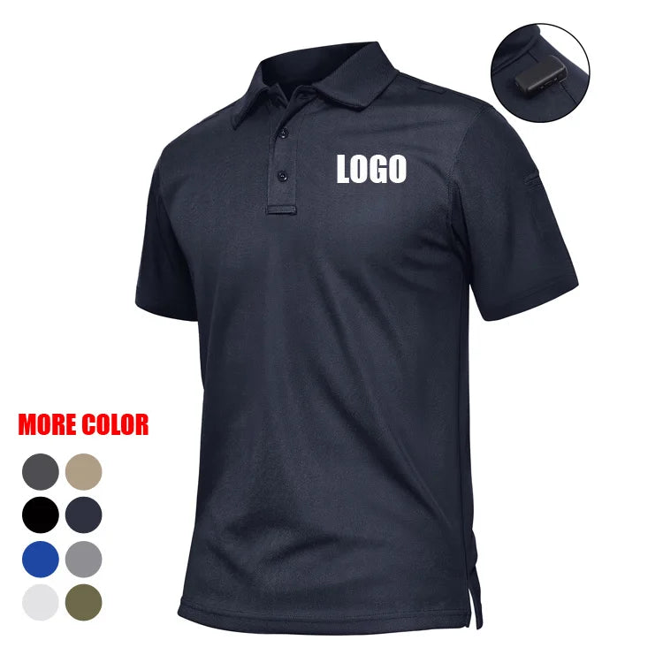 Custom Golf Polo Shirts High Quality Polyester Polo Shirts Customized logo Polo Shirts with logo