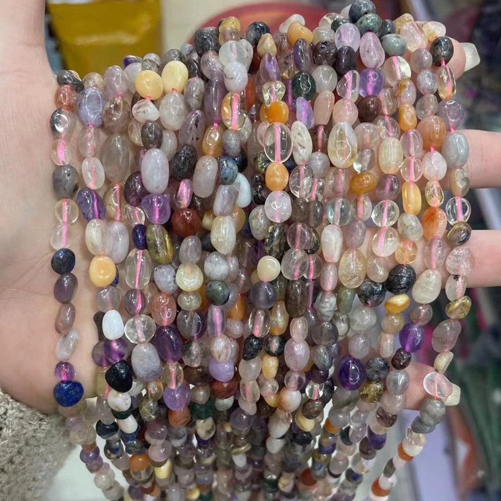 Jade Crystal Stone Natural Gemstone Beads Wholesale Smooth Loose Large Big Free Form Irregular Chips Tumbles