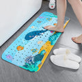 Bathtub Mat Printing Children Elongated PVC Bathroom Non Slip Mat Cartoon Floor Mat 100x40cm