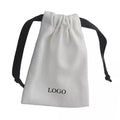 Wholesale Eco Organic Cotton Drawstring Bags Jewelry Packaging Bags Cotton Dust Bags with logo