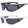 LBAshades TB124 Sports Cycling Polarized Sunglasses for Men and Women Curved Lens Fashion Outdoor Sunglasses Y2k Shades