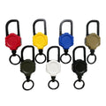 H24 Anti-lost Tactical Metal Carabiner Heavy Duty Retractable Magnetic High Loading Capacity Keychain with Quick Release Keyring