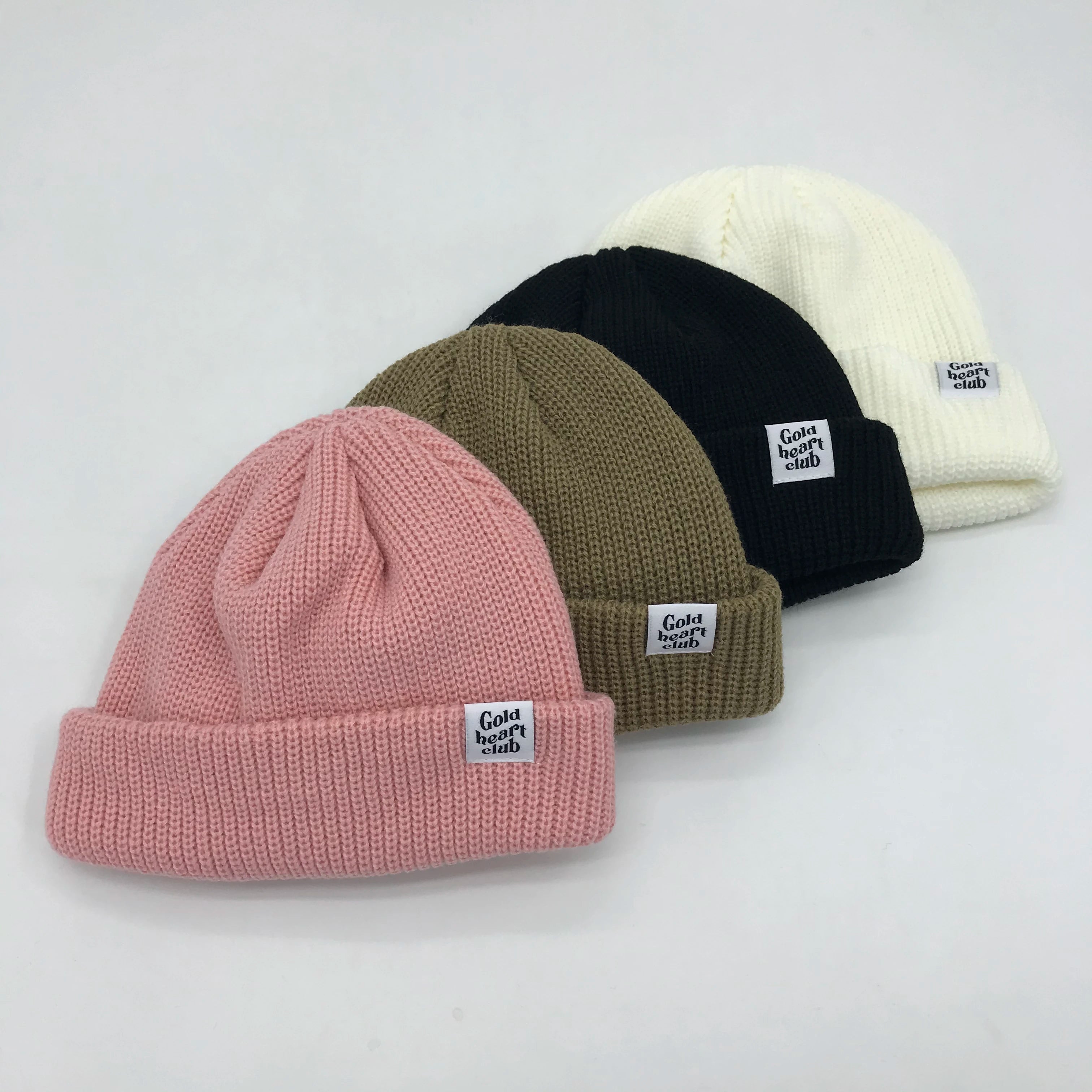 New Candy Beanies Knitted Manufactures Solid Hat Wholesale Winter Hats for Woman