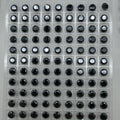 Black Moissanite Colored Gemstone 3-12mm Round Shape Pass Diamond Tester Positive Black Beads for Jewelry Making Free Shipping
