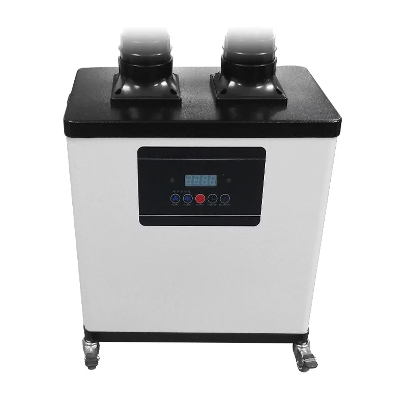 Beauty Salon Fume Extractor Smoke Extractor Fan White with 75mm Exhaust Flexible Duct