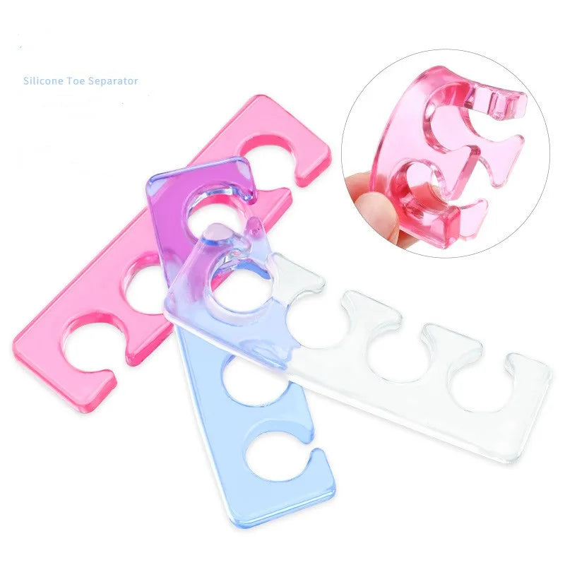 Silicone Toe Nails Separator Reusable Wholesale Finger Nails Separators Silicone Nail Divider