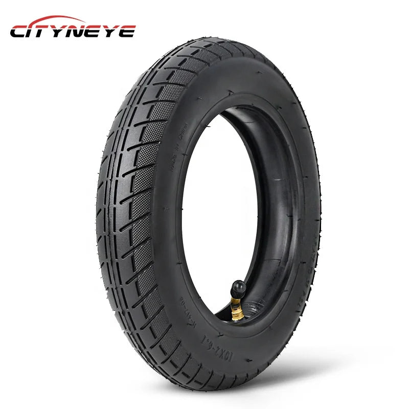 10 Inch Motorized Scooter Wheel Inflatable Tire Replacement Accessory for Cityneye M365/PRO Rubber Electric Scooter Pneumatic Tyre