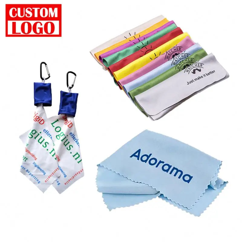 Bulk Custom Clothing Fabric Cleaner Customized Size and Logo Eyeglass Cloth