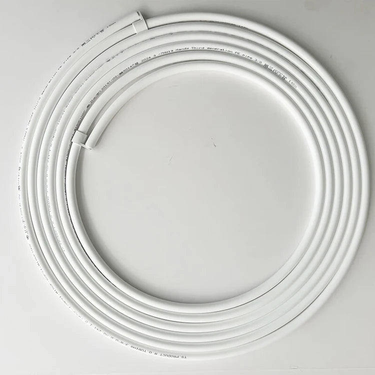 China Manufacturers 1/4" Water Line Fitting White Plastic Pe Pipe Accessories for Water Filter