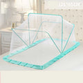 Wind Valley Double-Layer One Bedroom Instant Pop-Up Portable Baby Travel Bed Mosquito Net Pad Waterproof UV50+ Steel Wire Tent