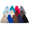 Custom Design No Pocket Hoodie Puff Print Embroidery Hoodie logo Custom Oversized Streetwear Hoodies for Men