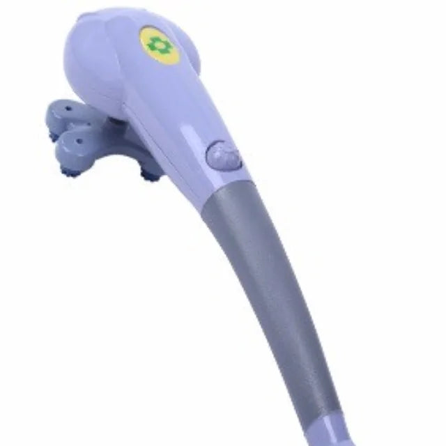 M Portable Handheld Deep Tissue Massager Hammer Wireless Remote Control ABS Material 7 Replaceable Massage Heads Grey/Red 1 Year
