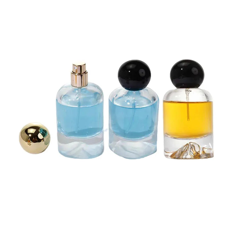 New Arrival 30ml 50ml 100ml Spray Pump Bottle Crystal Perfume Glass Bottle Refillable Empty Perfume Packaging