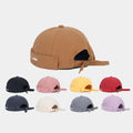 Custom Embroidery Cotton Stylish Casual Street Visor Less Sailor Without Brim Skull Cap Brimless Hat