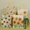 Personalized Custom Sunflower Print Paper Bag for Crafts and Candles 1 Unit