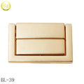 High End Handbag Hardware Matte Gold Wooden Boxes Turn Lock Purse Metal Catch Latches Buckle Locks for Gift Box