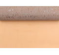 INFOCORK 45x30cm Grey Vegan Cork Fabric Leather Sheet - PU Base Metallic Foil Anti-Mildew for Shoes Bags & Notebook Covers